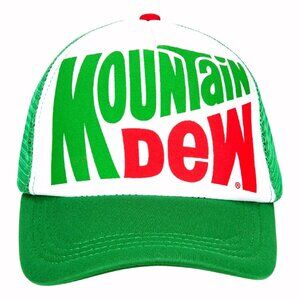 Mountain Dew Trucker Style Mesh Cap Hat NEW Fast Ship
